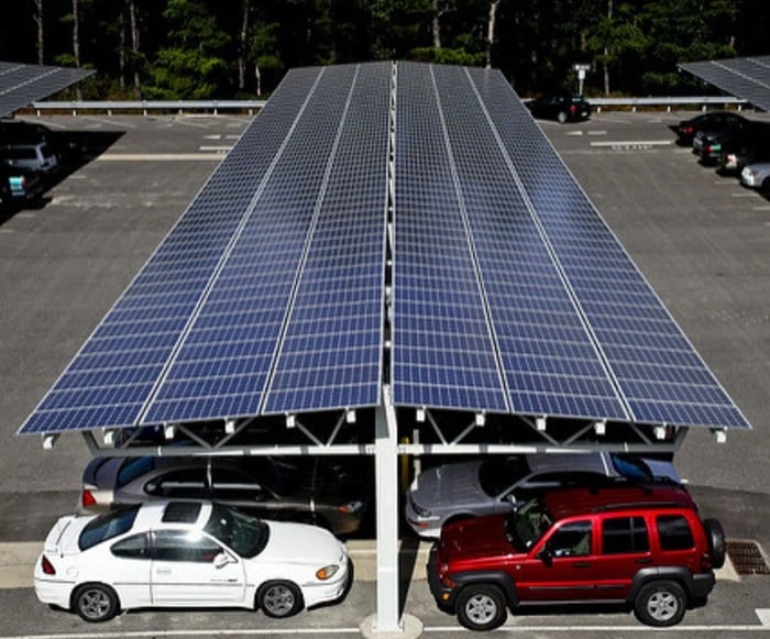 Một tiệm rửa xe có thể cần hệ thống điện mặt trời có công suất từ 3kWp đến 10kWp