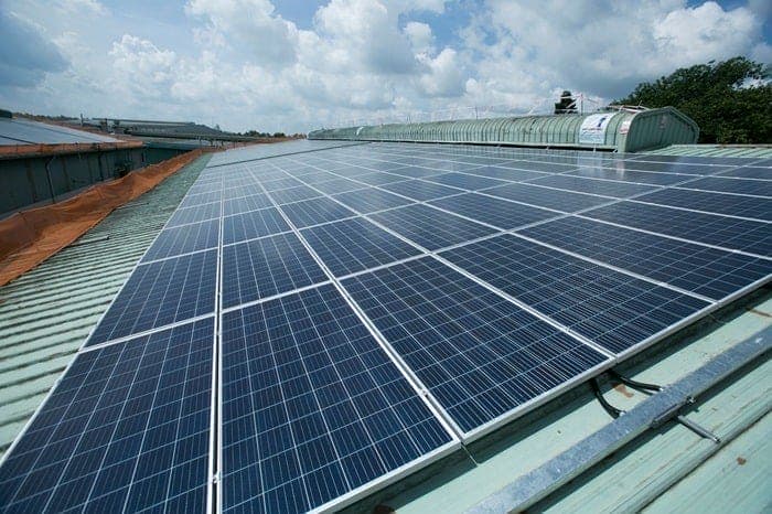 Mái nhà xưởng tại Bắc Ninh rất phù hợp để lắp đặt hệ thống điện mặt trời công suất cao